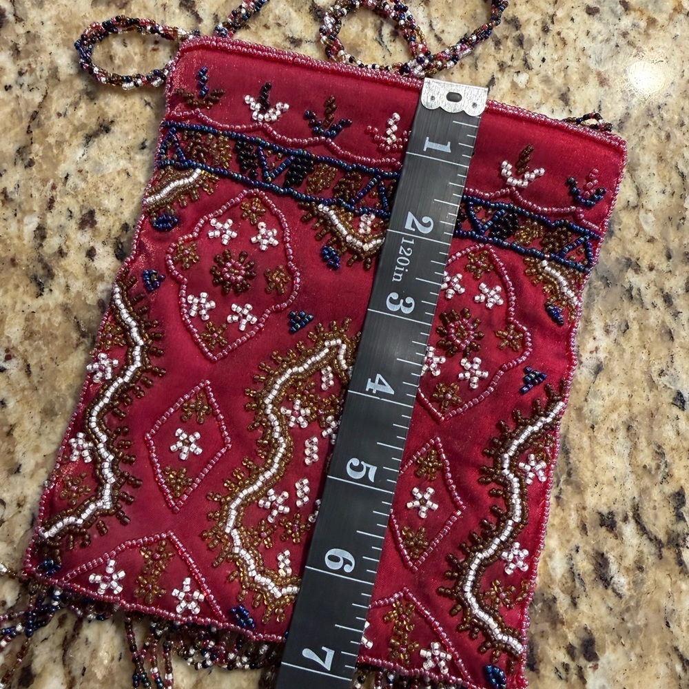 J&X NY - beaded crossbody pouch - Picture 7 of 8